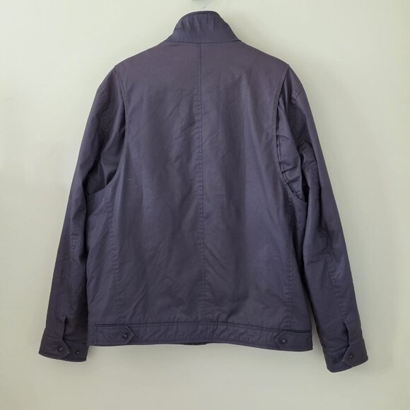 Levi's Trucker  Jacket Men XL Gray Waxed Denim Sherpa Lined Pockets Western FLAW - Picture 2 of 16